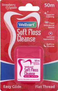Wellvart Soft Floss Cleanse Strawberry Splash - Flat Thread