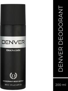 DENVER Black Code Deo Long Lasting Deodorant Spray  -  For Men