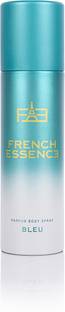 FRENCH ESSENCE Bleu No Gas Long Lasting Fragrance Deodorant Spray  -  For Men