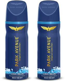 PARK AVENUE COOL BLUE DEODORANT FOR MEN, 150ML PK OF 2 Deodorant Spray  -  For Men