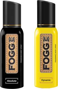 FOGG Fantastic Absolute & Dynamic No Gas Body Spray  -  For Men