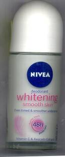 NIVEA Whitening Smooth Skin Deodorant Roll-on  -  For Women