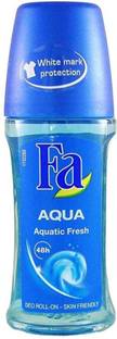 FA aqua Deodorant Roll-on  -  For Men & Women