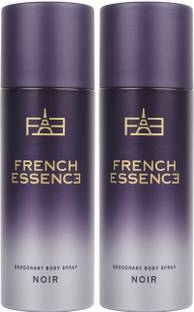 FRENCH ESSENCE Luxury Noir Deo Body Spray With Long Lasting Fragrance (150 ML Each) Deodorant Spray  -  For Men