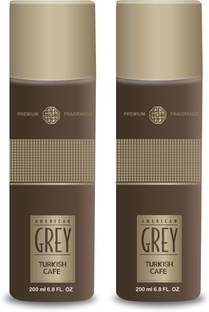 American Grey Turkish Cafe Premium Series Captivating & Seductive Coffee Aroma Deodorant Spray  -  For Men