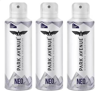PARK AVENUE Neo Deodorant Spray For Men 150 Ml Pack Of 3 Deodorant Spray  -  For Men