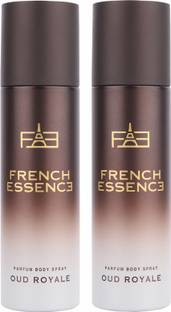 FRENCH ESSENCE Oud Royale No Gas Deodorant Spray  -  For Men & Women