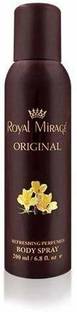 ROYAL MIRAGE ORIGINAL BODY SPRAY DEODORENT Body Spray  -  For Men & Women