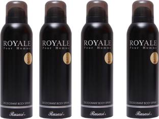 RASASI 4 Royale Men Deodorant Spray  -  For Men
