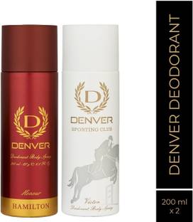 DENVER Honour & Sporting Club Victor Long Lasting Deodorant Spray  -  For Men