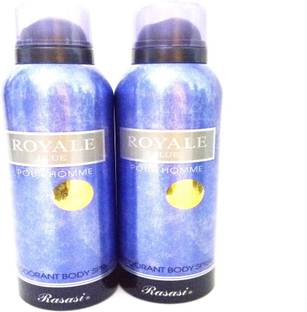 RASASI Royale Blue Deodorant Spray  -  For Men