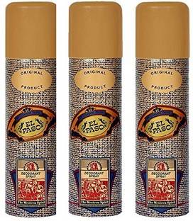LOMANI EL PASO DEODORENT SPRAY PACK OF 3 Deodorant Spray  -  For Men & Women