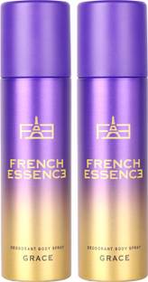 FRENCH ESSENCE Grace Long Lasting Fragrance (150ml Each) Deodorant Spray  -  For Women