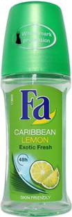 FA Caribbean Lemon Exotic Fresh Roll On (Made in UAE) Deodorant Roll-on  -  For Men & Women
