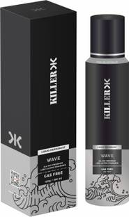 KILLER Wave No Gas Deodorant Spray  -  For Men
