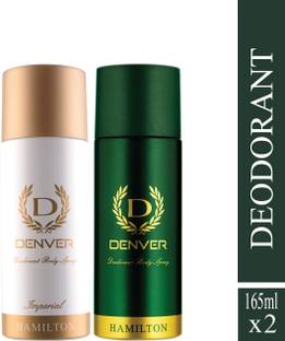DENVER Hamilton and Imperial Combo Deodorant Spray  -  For Men