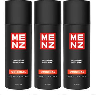 MENZ Luxury Original Long Lasting Deodorant 150 ML Each Body Spray  -  For Men