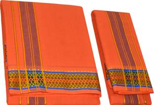 TUNI MANI Panchagajam Solid Men Dhoti