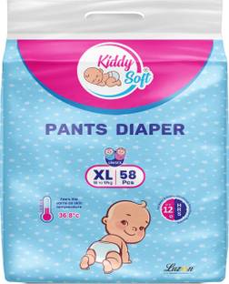 KiddySoft Soft & Comfortable Baby Pant Diapers - XL