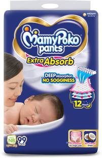 MamyPoko Pants Extra Absorb Baby Diapers,0-5 kg - New Born