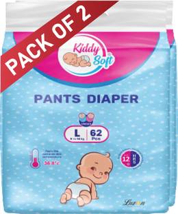 KiddySoft Soft & Comfortable Baby Pant Diapers - L