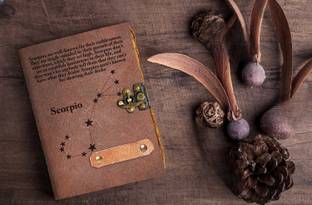 MAKENSTYLECOLLECTION Vintage Leather journal A5 Journal unruled 200 Pages