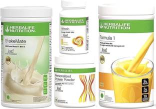 Herbalife Nutrition FORMULA 1 SHAKE MANGO,PROTEIN 200GM, LEMON AFRESH AND SHAKEMATE WEIGHT LOSS PACK