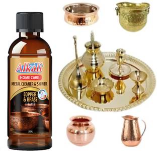 alkali Pitambari Shining liquid for Brass, Copper and Aluminum Kitchen Cleaner