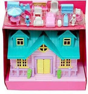 RawMax Funny House Play Set-Doll House Set (Multicolor) (Multicolor)