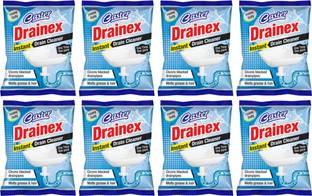 caster drainex instant Powder Drain Opener (pack of 8) Powder Drain Opener