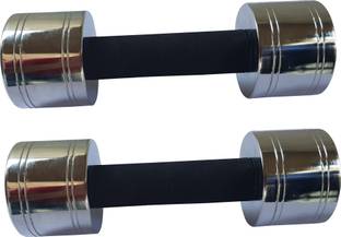wWAR - 10 kg Home Gym Dumbbell Set Fixed Weight Dumbbell