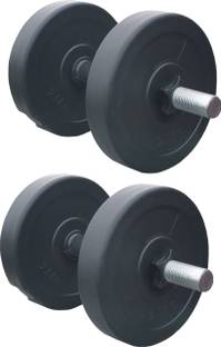 BMS Sports 10 KG PVC Dumbell Set Combo From Home Exercise Adjustable Dumbbell Adjustable Dumbbell