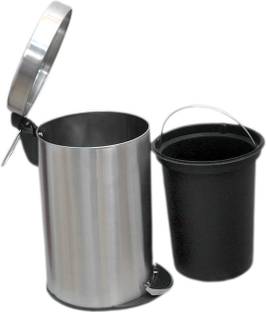 STAR JIVA SBS PALIN PEDAL 8X12 Stainless Steel Dustbin
