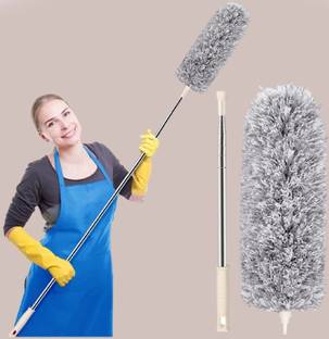 GRISHVA Microfiber Cleaner (Pack of 1) for Home, Kitchen and Office with Adjustable Wet and Dry Duster