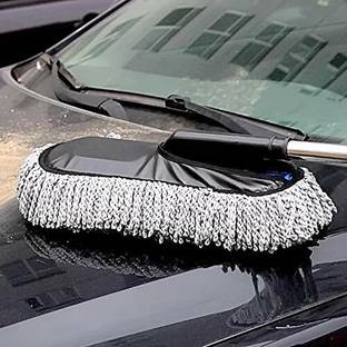 GMA Car Wax Drag Nano Fiber Car Duster/Wash Brush Exterior Interior Cleaning Kit Wet and Dry Duster
