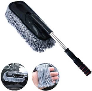 moltera Telescopic Car Wax Drag Nano Fiber Car Wash Brush Car Dusting Tool Wet and Dry Duster