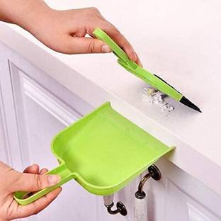 UNSORT Mini Dustpan Supdi with Brush Broom Set for Multipurpose Cleaning Drawer Cleaner Plastic Dustpan
