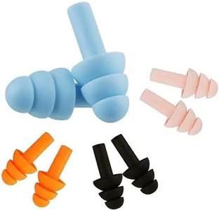 Syco Style Earplugs Noise Reduction for Swimming Airplanes Musicians Concerts Silicone Ear Plug