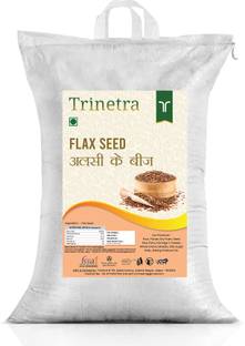 Trinetra Flax Seed / Alsi 5Kg Packing Brown Flax Seeds