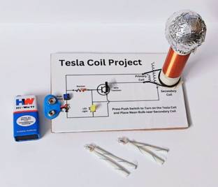 Esptronics Electric Generator Working Model Tesla Coil Project Class 12, 10 Students