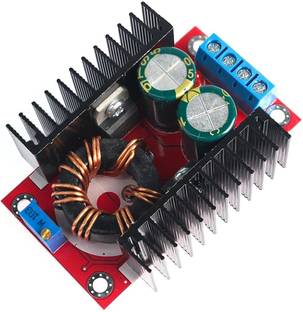 amiciSmart 150W DC to DC Converter - 10A Adjustable Step-Up Boost Converter, 10~32V Input Power Supply Electronic Hobby Kit