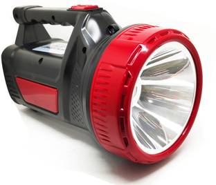 shoptric 75 Watt 1 Kilometer Long Range Laser Emergency LED Torch Light With Dual Mode 6 hrs Torch Emergency Light