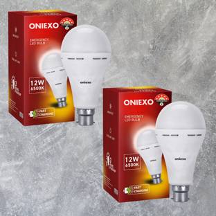 ONIEXO Charging Emergency LED Bulb-12W-A93 4 hrs Bulb Emergency Light
