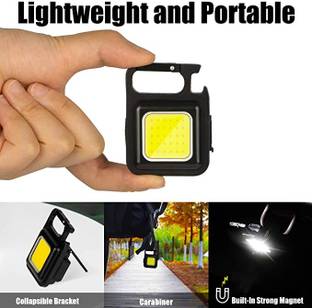 Rexmon Rechargeable Keychain Mini Flashlight LED Front Light