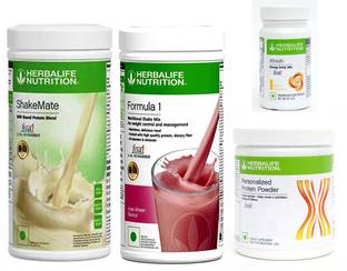 Herbalife Nutrition FORMULA1ROSEKHEER 500PROTIEN 200 GAFRESHENERGYDRINK LEMON 50 +SHAKEMATE 500 G Plant-Based Protein