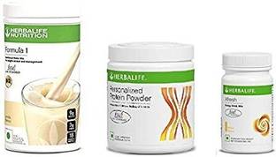 HERBALIFE WEIGHT LOSS COMBO VANILLA FLAVOUR FORMULA 1 AND ELAICHI FLAVOUR AFRESH Nutrition Drink