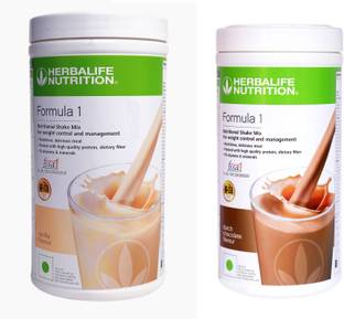 HERBALIFE Formula 1 Nutritional Shake Mix - Choco-Vanilla Combo For Weight Loss Nutrition Drink