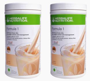 HERBALIFE Formula 1 Nutritional Shake Mix - Vanilla Flavor Combo Pack Of 2 For Weight Loss Nutrition Drink