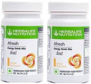 HERBALIFE Afresh Energy Drink Powder Plant-Based ProteinÂ Â (100 g, Ginger) Nutrition Drink