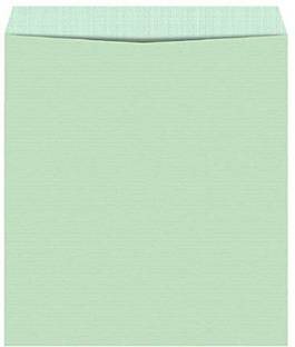 JSMSH Green Clothlined Envelope (Regular Cloth) Size : 16 x 12 inches - Pack of 25 Envelopes